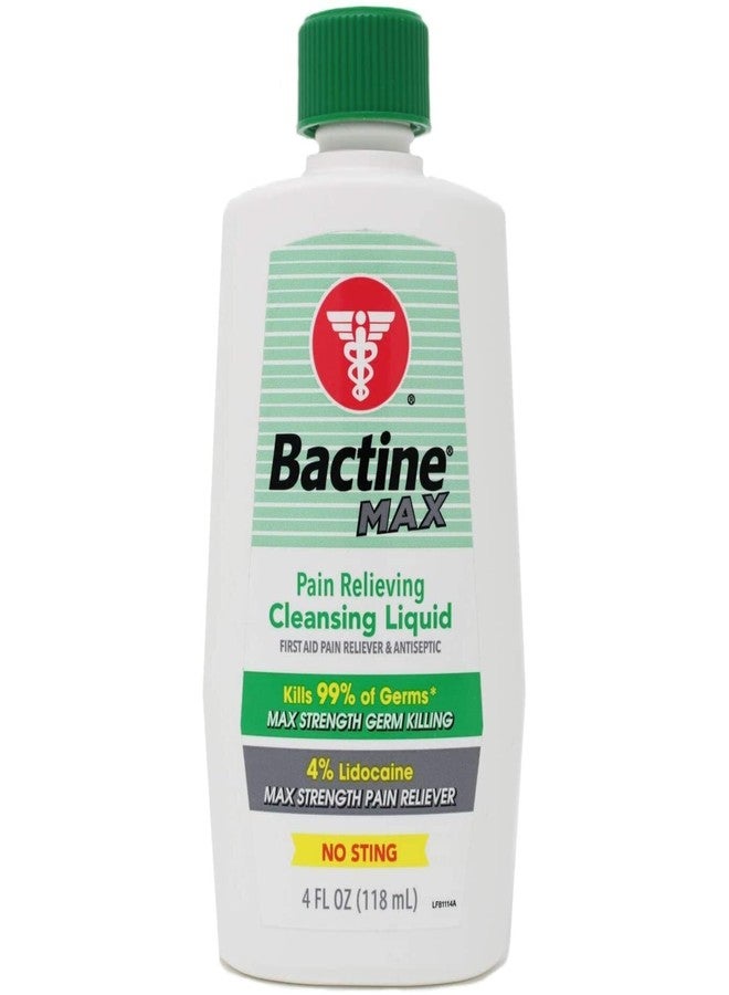 Bactine Max 4 oz Pain Relieving Liquid Pack of 5 - Image 1